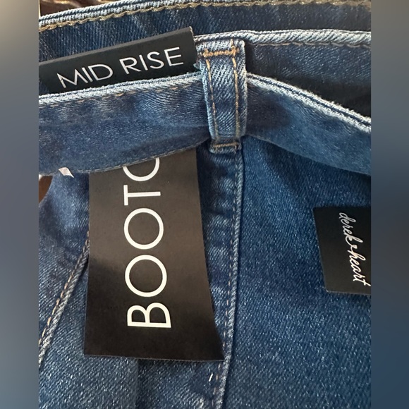 NWT Derek Heart Bootcut Mid Rise Jeans Size 5 - Picture 6 of 7